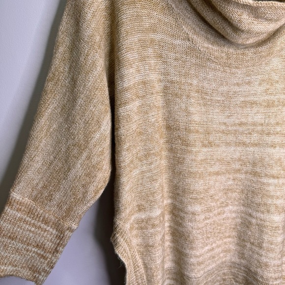 Anthropologie Field Flower Cowl Neck Tunic Sweater Side Slits Size Medium - Picture 11 of 13